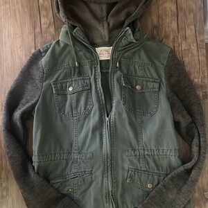 army green light jacket